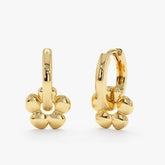 14ct Gold Earrings Flower Design