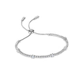 Charm Small Diamond Tennis Bracelets