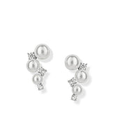 Exquisite Fashionable Pearl Sterling Silver Earrings