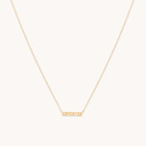 Minimalist Anniversary Pure Gold Necklaces