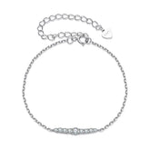 Fine Glitter Moissanite Chain Bracelets