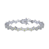 Handmade Wreath Zirconia Tennis Bracelets