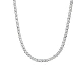 Small Diamond Chain Tennis Necklaces
