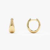 14ct Gold Earrings Minimalist Design