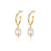 Irregular Natural Pearl Earrings
