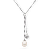 Precious Natural Pearl Sterling Silver Necklaces