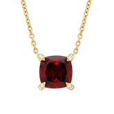 Women's Ruby Solid Gold Necklaces