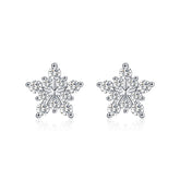 Zirconia Star Diamond Earrings