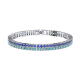 Turquoise Zircon Tennis Bracelets