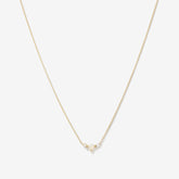 Opal Minimalist Pure Gold Necklaces