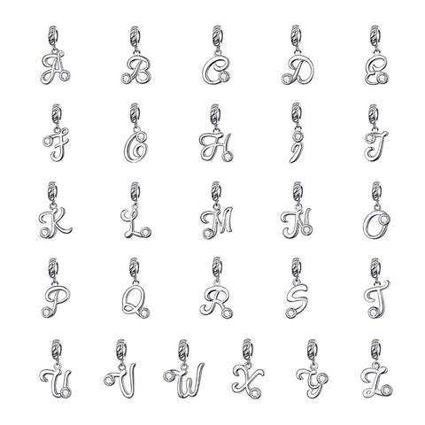 26 Letter Pendant Charm Necklaces