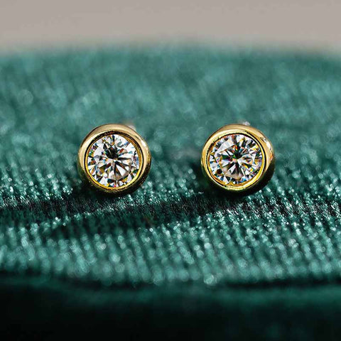 Bubble Diamond Airy Earrings