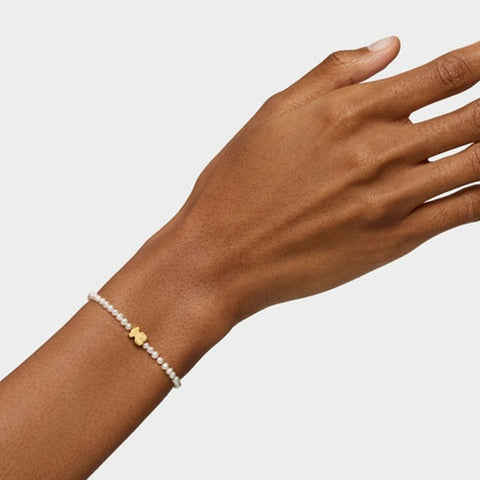 Fashion Bear Sterling Silver Pearl Bracelets