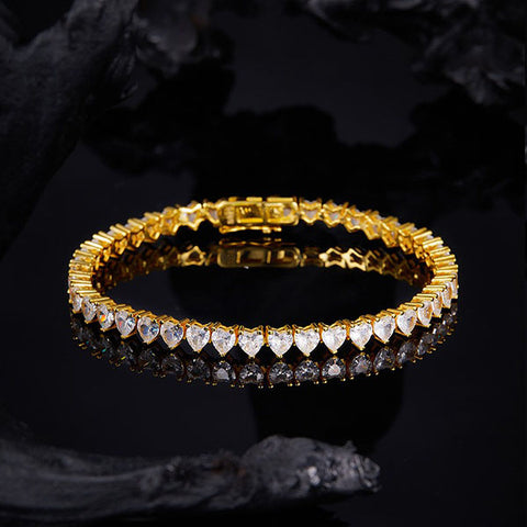 Love Zirconia Tennis Bracelets