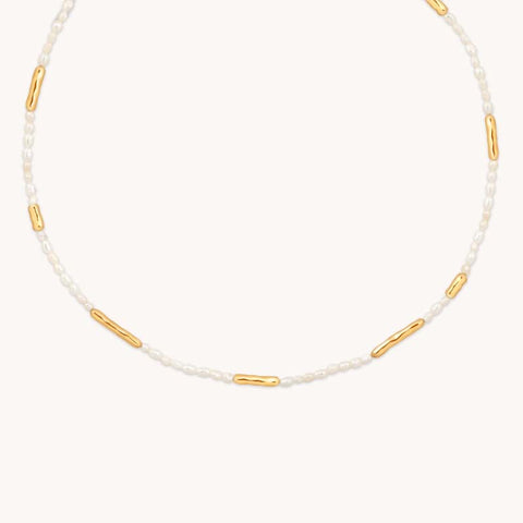 Fashion Beaded Sterling Silver Pearl Necklaces