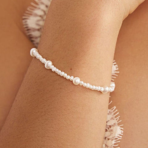 Fashion Personalised Sterling Silver Pearl Bracelets