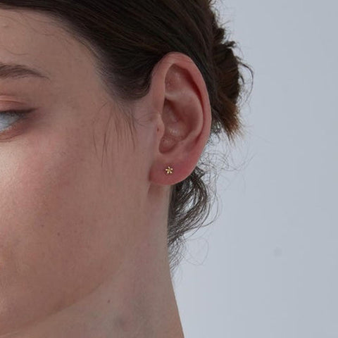 Exquisite Floral Gold Earrings