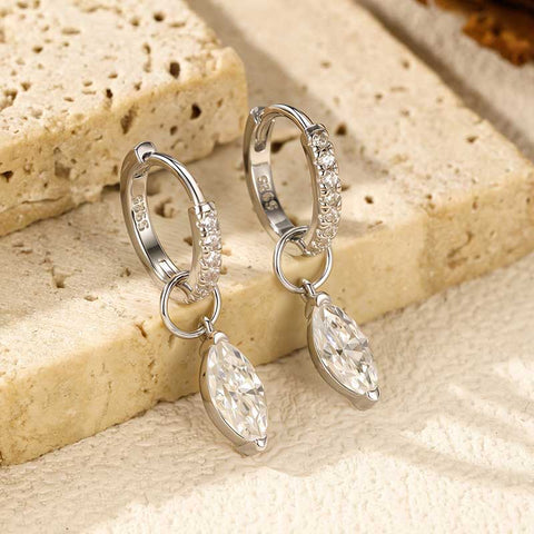 Water Drops Full Diamond Earrings