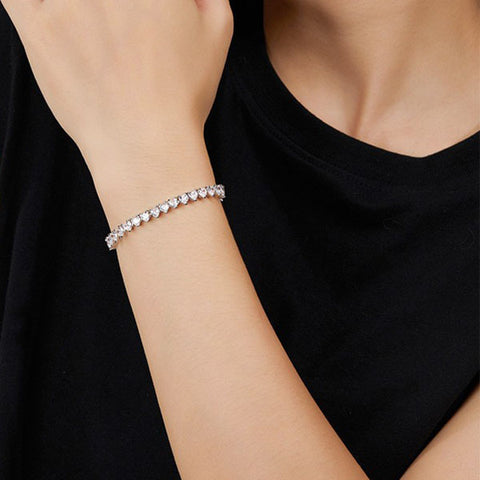 Love Zirconia Tennis Bracelets
