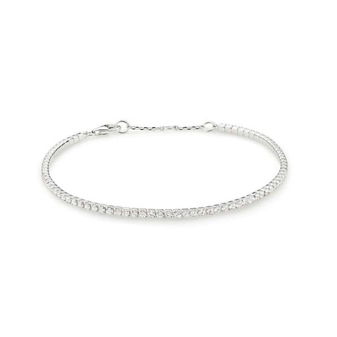 Zirconia Sterling Silver Tennis Bracelets