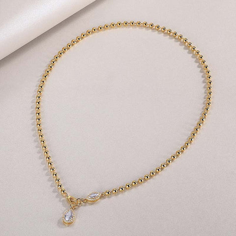 Trend Gold Moissanite Choker Necklaces