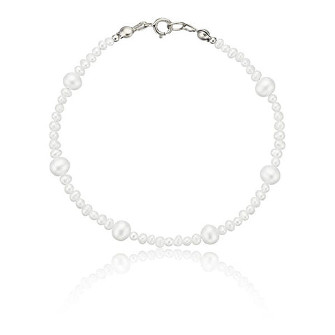 Fashion Personalised Sterling Silver Pearl Bracelets