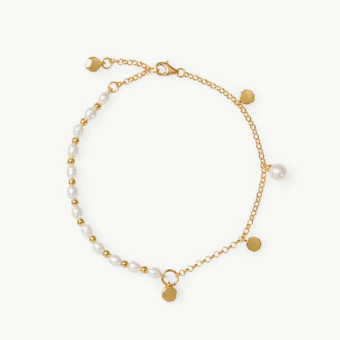 Irregular Baroque Sterling Silver Pearl Bracelets