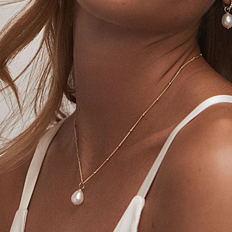 Elegant Sterling Silver Pearl Necklaces