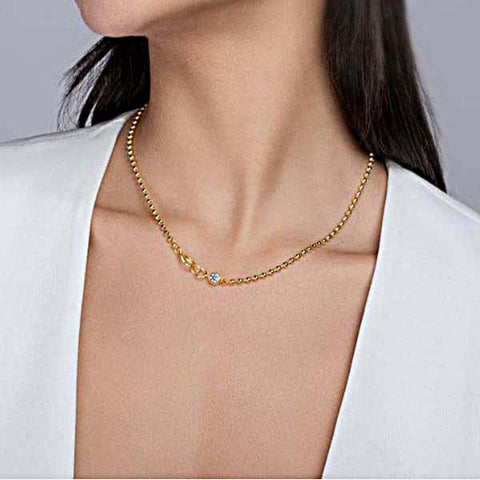 Stacked Moissanite Choker Necklaces
