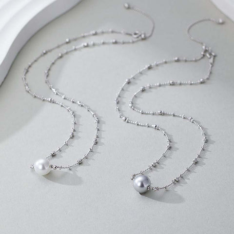 Simple Full Star Pearl Necklaces